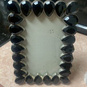 Wow!!!! Huge FINAL SALE!!!! AZURE HOME Black Crystal picture frame